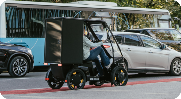 Navigate 20% faster cargo bike