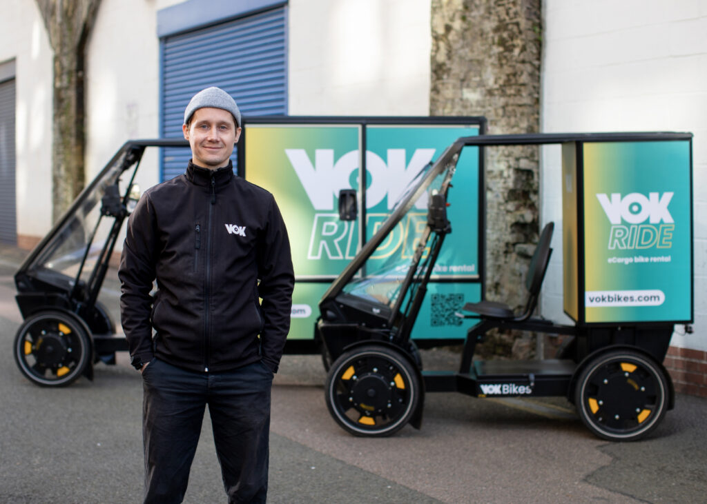 Vok Ride in London, eCargo bike rental