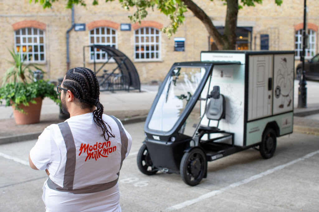 Modern Milkman uses Vok Bikes in London