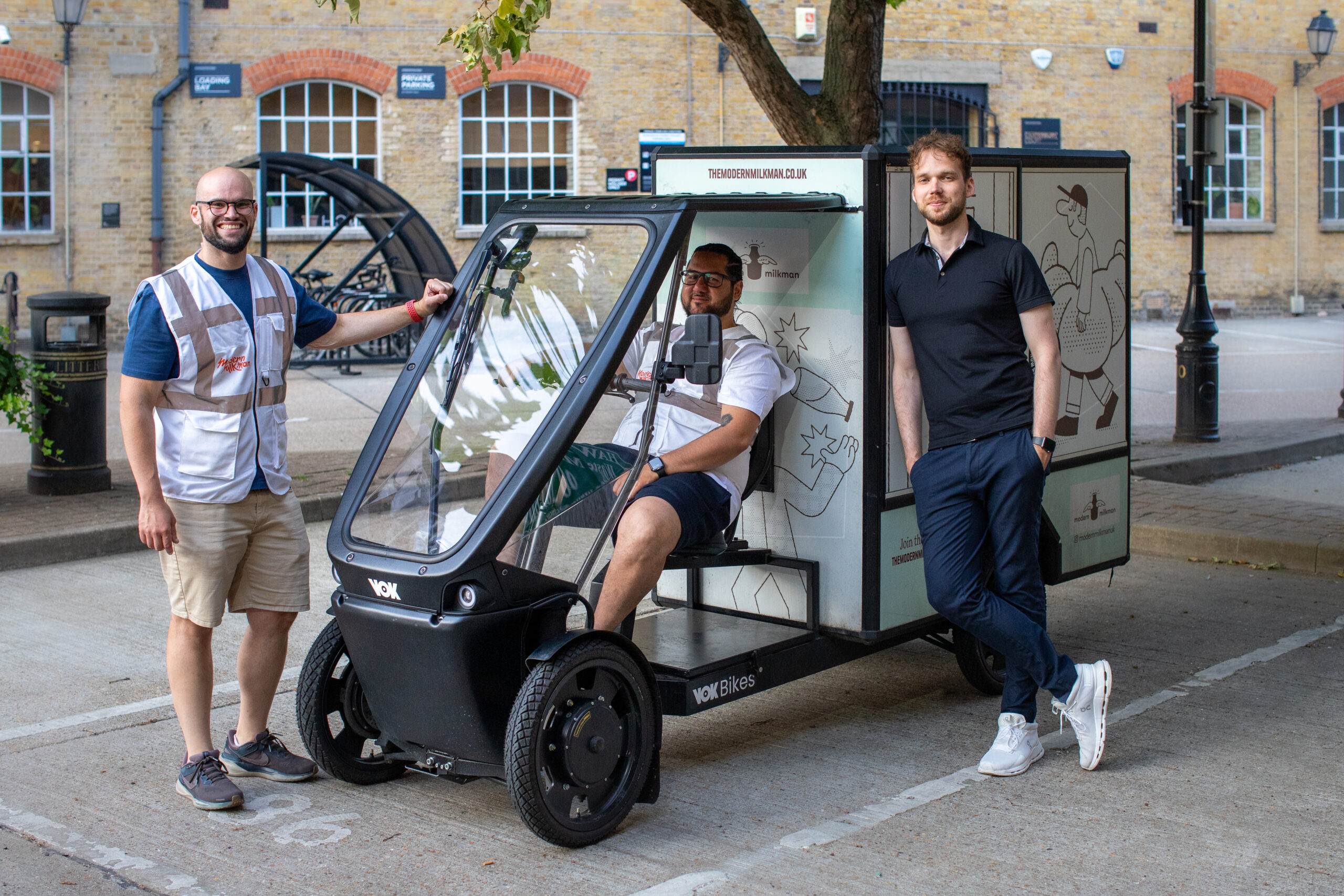 Modern Milkman rides Vok Bikes in London